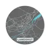 MuchoWow® Mauspad Mousepad Karte - Stadtplan - Landshut - Produktbild-Vorschau 1