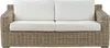 BELIANI Lounge 4er Set Hellbraun Rattanoptik Dekorativ Produktbild-Vorschau 8