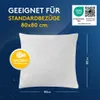 LILENO HOME 2er Set Kissenfüllung 80x80 cm - 40°C Produktbild-Vorschau 5