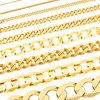 Goldkette Panzerkette Länge 50cm - Breite 1,4mm - 333-8 Produktbild-Vorschau 1