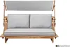 Apple Bee Sonnendach ROBINSON, Teak / BEE WETT (100 % Produktbild-Vorschau 1