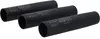 Three black cylindrical metal sleeves are arranged diagonally on a white background. Produktbild-Vorschau