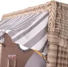 Strandkorb-Set - bene living - Ammersee Grande XL Teak - PE Produktbild-Vorschau 22