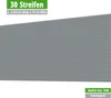 30 x Streifen | Farbe = Fenstergrau | HART-PVC Produktbild-Vorschau 2
