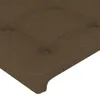 vidaXL LED Kopfteil Dunkelbraun 83x16x118/128 cm Stoff Produktbild-Vorschau 5