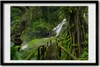 Bild 60x40 MDF-Rahmen, Wandkunst Wasserfall im Dschungel Produktbild-Vorschau 1