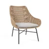 4-er Set Seilsessel Abeli 68 x 85 x 76 cm Seil Beige Stahl Produktbild-Vorschau 1