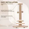 Kratzbaum für Katzen – 4-in-1-Kratzbaum aus Holz mit zwei Produktbild-Vorschau 5
