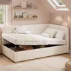 Flieks Hydraulisches Schlafsofa 90x200cm mit Stauraum, Produktbild-Vorschau 1