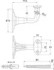 Hochwertiger Messing Handlaufhalter vers. Modelle Produktbild-Vorschau 3