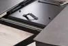 Tavolo da pranzo pieghevole JUSTIAN - grigio scuro / nero Anteprima dell’immagine prodotto 4