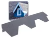 DAPRONA 20x Bitumen Dachschindeln Hexagonal Grau 1 m x 32 Produktbild-Vorschau 1
