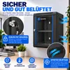 AX Networks 19" Netzwerkschrank 12HE Serverschrank Rack Produktbild-Vorschau 2