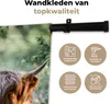 MuchoWow® Wandteppich Wandbehang Schottische Hochlandrind - Produktbild-Vorschau 3