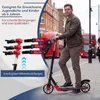 Trottinette pliable COSTWAY, trottinette à 3 niveaux de Voir les images du produit 3
