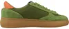SUN68 LUIS LOW Herren Sneaker Grün aus Rauleder und Textil Produktbild-Vorschau 4
