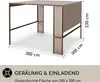 Blumfeldt Pergola, Pavillons Wasserdicht, Stabil & Produktbild-Vorschau 6