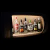 Bar à LED suspendu en bois avec étagère secrète cachée sous Voir les images du produit 10