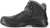 A black work boot is shown from the side against a white background. Produktbild-Vorschau