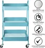 ONVAYA® Servierwagen Silvio | Beistellwagen | blau | 30,5 x Produktbild-Vorschau 3