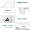 Collage of images showing features of a white desk. Anteprima dell’immagine prodotto