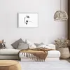 Gerahmtes Poster - Weißer Rahmen - Porträt Frau Skizze - Produktbild-Vorschau 7