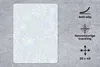 MuchoWow® Mauspad Mousepad Winter - Schneeflocke - Design Produktbild-Vorschau 3