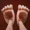 Womens Furry Monster Abenteuer Hausschuhe, bequeme Neuheit Produktbild-Vorschau 3