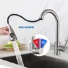 Küchenarmatur mit Temperaturanzeige mit 2 Strahlarten,360° Produktbild-Vorschau 1