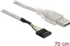 Delock 83078 DELOCK USB Kabel Pinheader 5Pin -> A Bu/St Voir les images du produit 2