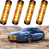 4X Led Orange Clignotant Lampe D'avertissement Télécommande Voir les images du produit 2