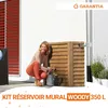 Cuve décorative WOODY - 350 L - bois clair Voir les images du produit 5