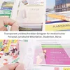 300 Blätter Transparente Haftnotizen, Transparent Sticky Produktbild-Vorschau 4