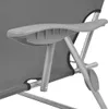 vidaXL Lehátko so slnečníkom Steel Grey Náhľad obrázku produktu 2