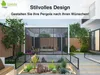 Vertikale Lamellenwand für Pergola | aus Aluminium | 3 Maße Produktbild-Vorschau 7