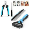 Tierpflege Set 4-teilig für Katzen & Hunde – Krallenschere Produktbild-Vorschau 1