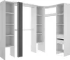 Eckkleiderschrank Kleiderschranksystem - B. 164/234 cm - Produktbild-Vorschau 1
