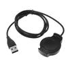 A black USB charging cable with a magnetic dock for a smartwatch. Produktbild-Vorschau