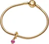 Pandora Charm Pendant Pink Eternity Circle October pozacany Podgląd zdjęcia produktu 7