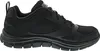 A side view of a black athletic shoe. Anteprima dell’immagine prodotto