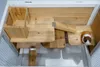 Erhöhter Kleintierkäfig aus Holz Nagerkäfig für Kaninchen, Produktbild-Vorschau 5