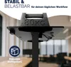CASARIA® Höhenverstellbarer Schreibtisch elektrisch 160 x Produktbild-Vorschau 4