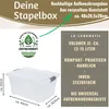 LS-LebenStil Stapelbox Allzweckbox 40x28x20cm ️ recycelt Produktbild-Vorschau 2