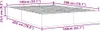 vidaXL Ottoman-Bett ohne Matratze Grau 140x200 cm Produktbild-Vorschau 7