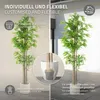 ML-Design Künstlicher Bambus 210 cm, Kunstpflanze mit Produktbild-Vorschau 5