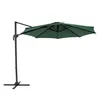 A green cantilever umbrella is shown against a white background. Náhľad obrázku produktu