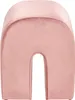 BELIANI Pouf Rosa Samt 42 x 42 x 35 cm U-Form Modern Produktbild-Vorschau 6