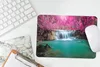 MuchoWow® Mauspad Mousepad Wasserfall - Baum - Rosa - Natur Produktbild-Vorschau 5