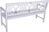 Garden Pleasure Gartenbank MALMÖ 3-Sitzer B 154 x T 59 x H Produktbild-Vorschau 11