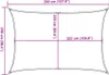 vidaXL Markíza svetlosivá 3,5x2,5 m 100% polyester Oxford Náhľad obrázku produktu 8